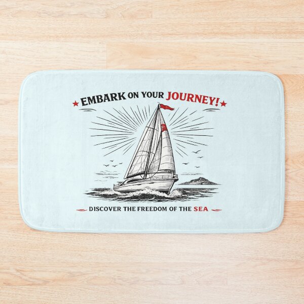 Item preview, Modern Sailboat Line Art Poster – AI Generated Yacht Illustration with Red Accents designed and sold by Cleora Visuals.