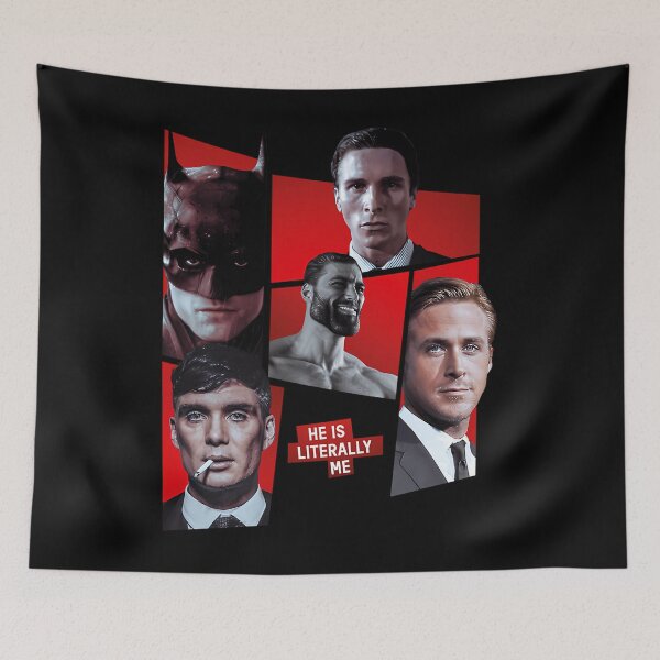 Item preview, Literally Me Print Literally Me Meme Gosling Shelby Patrick Bateman designed and sold by A1americanstore.