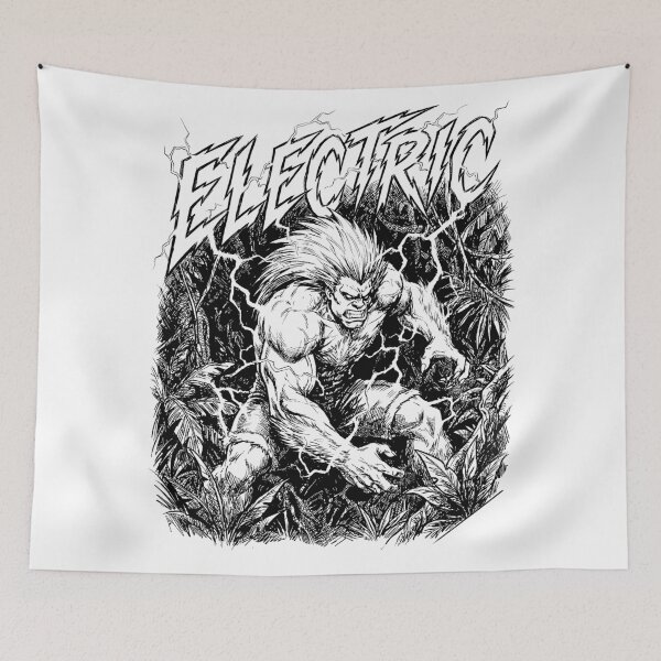 Item preview, Savage Lightning Strike - Blanka Street Fighter Fanart designed and sold by bapupa.