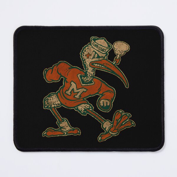 Item preview, Miami Hurricanes Ibis Mascot Throwback designed and sold by A1americanstore.