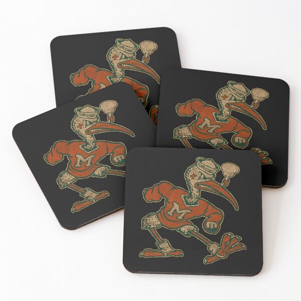 Item preview, Miami Hurricanes Ibis Mascot Throwback designed and sold by A1americanstore.