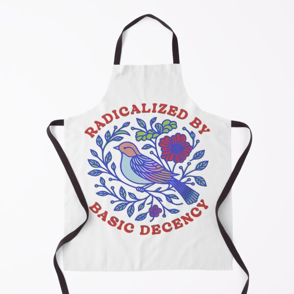Item preview, Floral Radicalized by Basic Decency Feminist Activist  designed and sold by gear-posters.