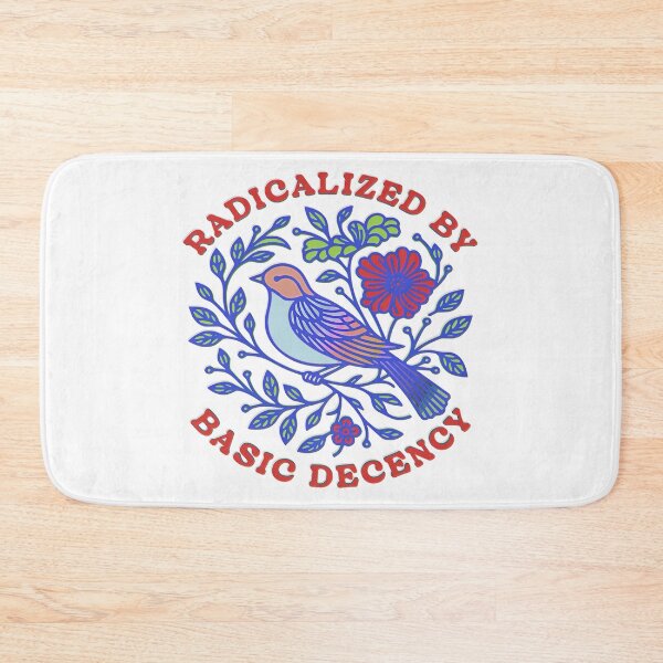 Item preview, Floral Radicalized by Basic Decency Feminist Activist  designed and sold by gear-posters.