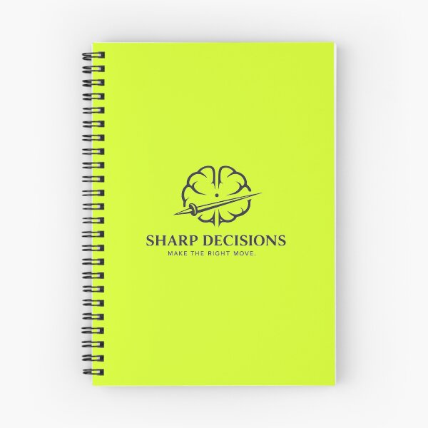 Item preview, Sharp Decisions – Fencing Mindset Blade Brain Minimal designed and sold by ChillCharmStudio.