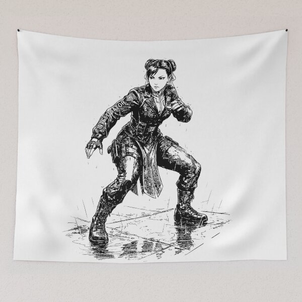 Item preview, Interpol’s Finest Agent - Chun-Li Street Fighter Fanart designed and sold by bapupa.