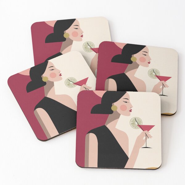 Item preview, Elegant Woman with Cocktail designed and sold by lautir.