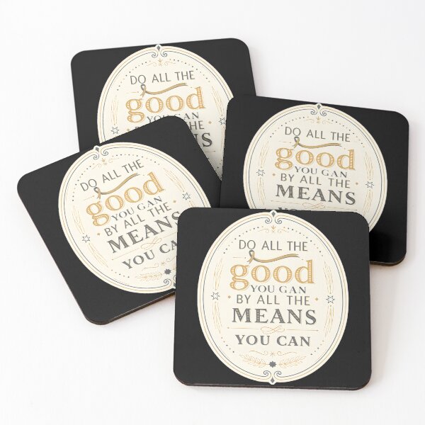 Item preview, Do All the Good You Can – Vintage Inspired Inspirational Quote Design designed and sold by KivaroArt.