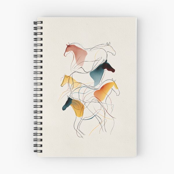 Item preview, Colorful Abstract Horses designed and sold by lautir.