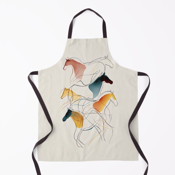 Item preview, Colorful Abstract Horses designed and sold by lautir.