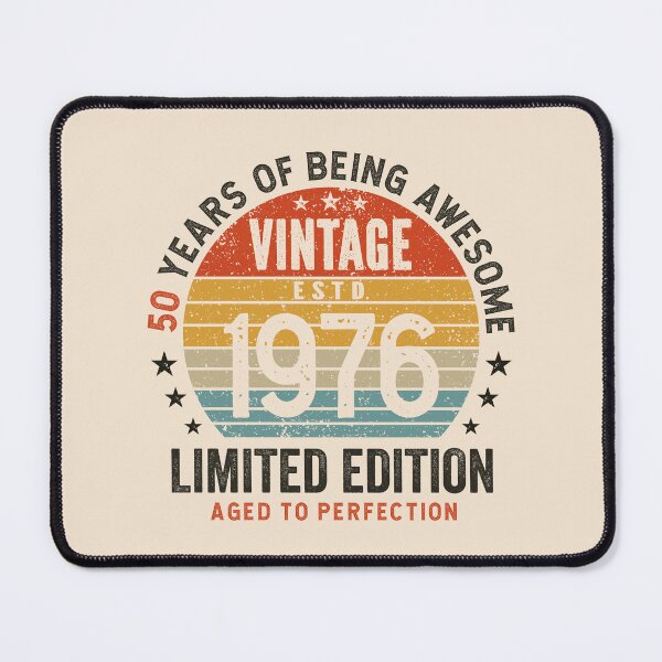 Item preview, 50th Birthday Vintage 1976 Sunset Awesome 50 Years designed and sold by eclecTEEq.