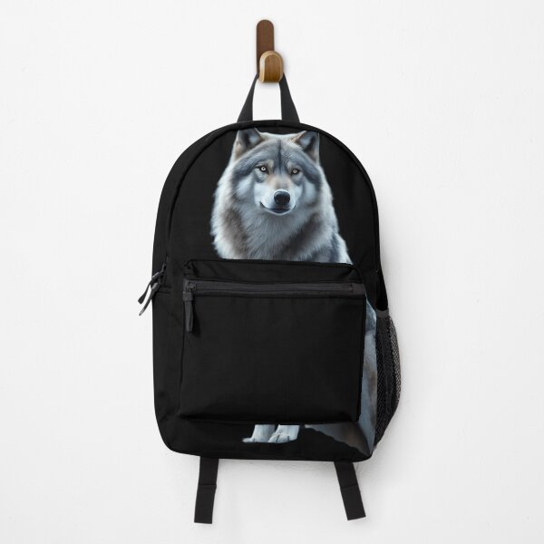 Item preview, Majestic Grey Wolf - Realistic Wildlife Portrait designed and sold by Crown & Claw.