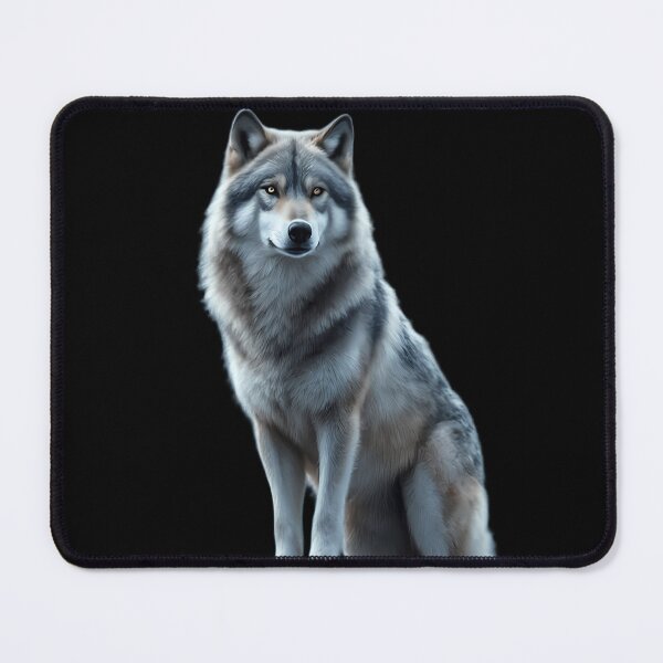 Item preview, Majestic Grey Wolf - Realistic Wildlife Portrait designed and sold by Crown & Claw.