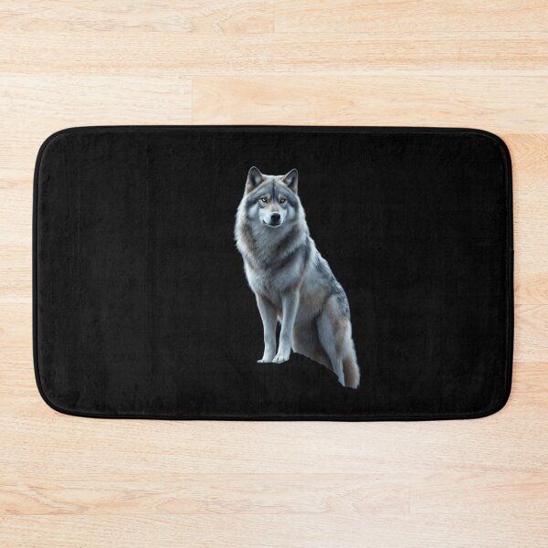 Item preview, Majestic Grey Wolf - Realistic Wildlife Portrait designed and sold by Crown & Claw.