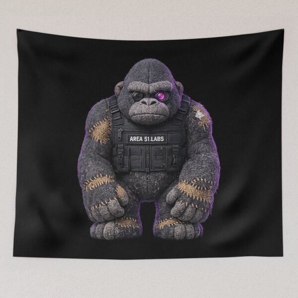 Item preview, Area 51 Labs: TACTICAL PLUSH - Gorilla Edition (Classified Specimen) designed and sold by AREA51.LABS.