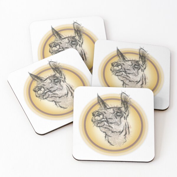 Item preview, Llama with big ears designed and sold by liquid-print.