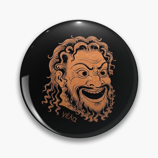 Item preview, The Divine Imperative: "Laugh!" (Gela) — Ancient Greek Comic Mask designed and sold by FreiherrPK.