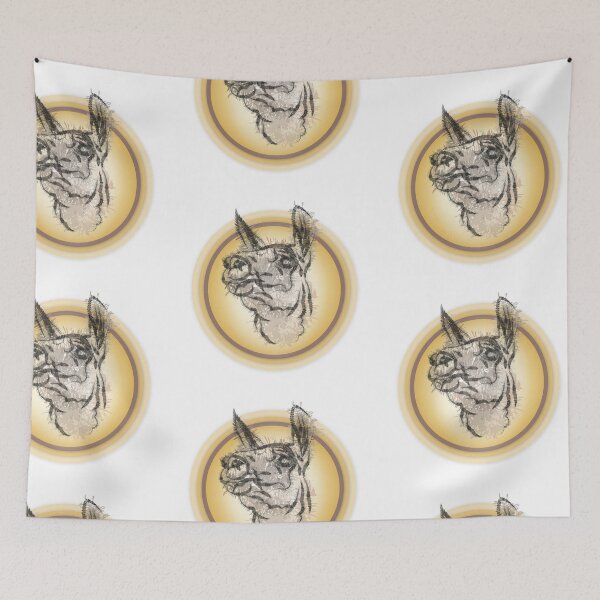 Item preview, Llama with big ears designed and sold by liquid-print.