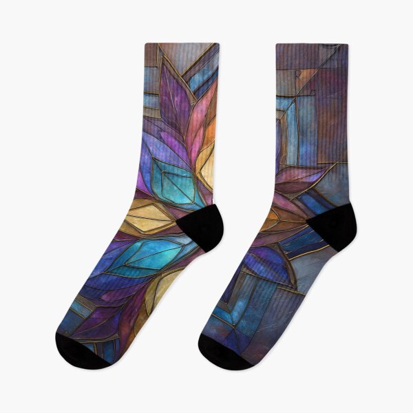 Item preview, Stained Glass Colorful Inspired Star Pattern designed and sold by GrinGalore.