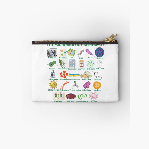 Item preview, The Microbiology Alphabet, cool science, biology and microbiology designed and sold by NoetherSym.