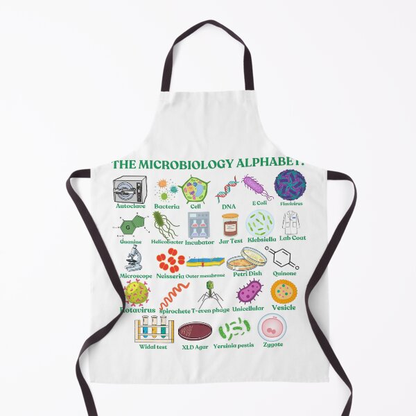 Item preview, The Microbiology Alphabet, cool science, biology and microbiology designed and sold by NoetherSym.