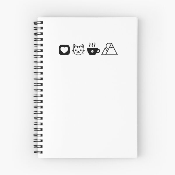 Item preview, Hobby icons, cats, coffee, mountains, love, minimalist, simple designed and sold by Bouldershop.
