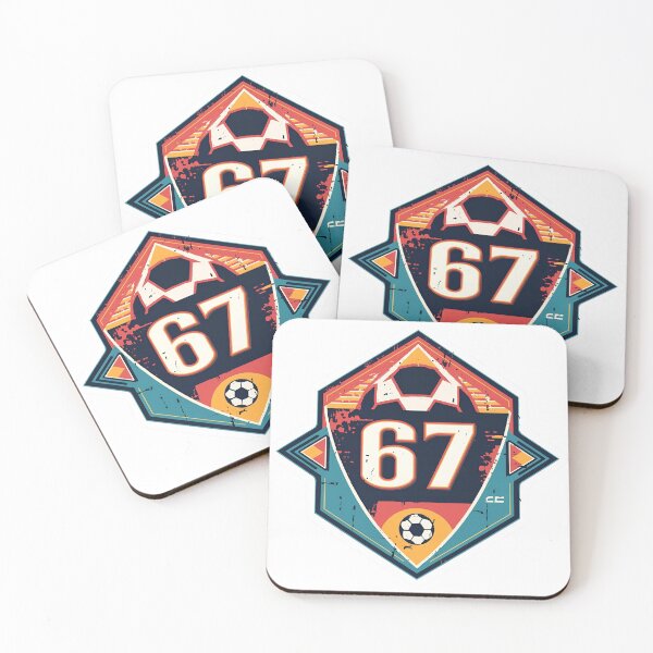 Item preview, Retro 67 Sunrise Soccer Badge designed and sold by PixelKickr.