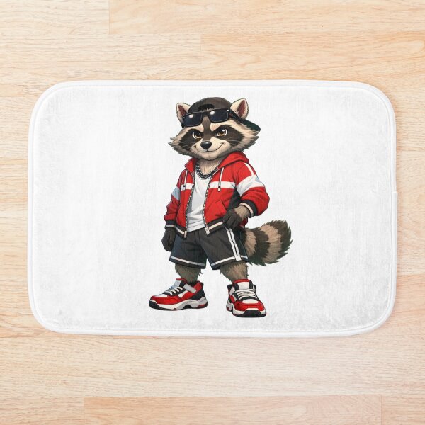 Item preview, Cool Raccoon Sports Shirt – Confident Design designed and sold by quietvisualsco.
