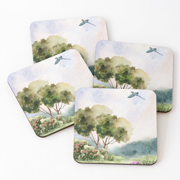 Item preview, Forest with Parrot designed and sold by bettypure.