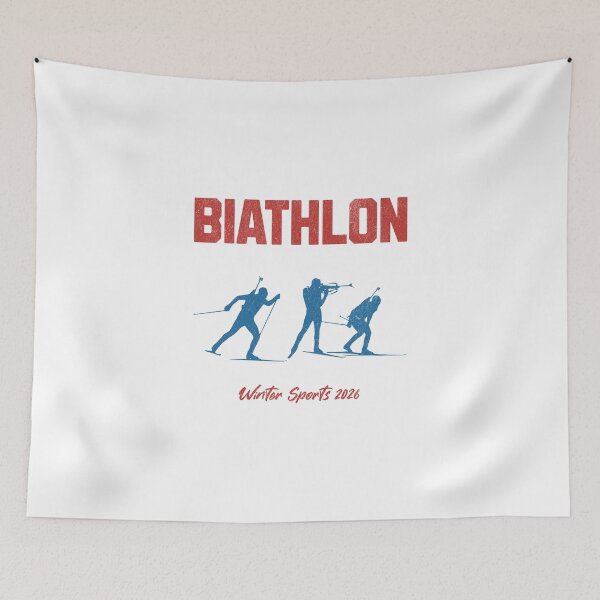 Item preview, Biathlon 2026 Vintage Winter Sports Milano Cortina designed and sold by EvrmoodCo.
