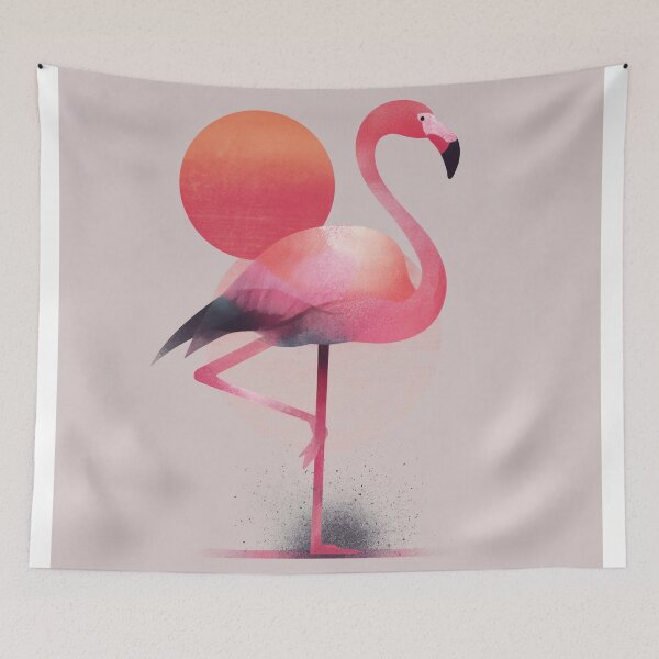 Item preview, Graceful pink Flamingo Silhouette designed and sold by lautir.