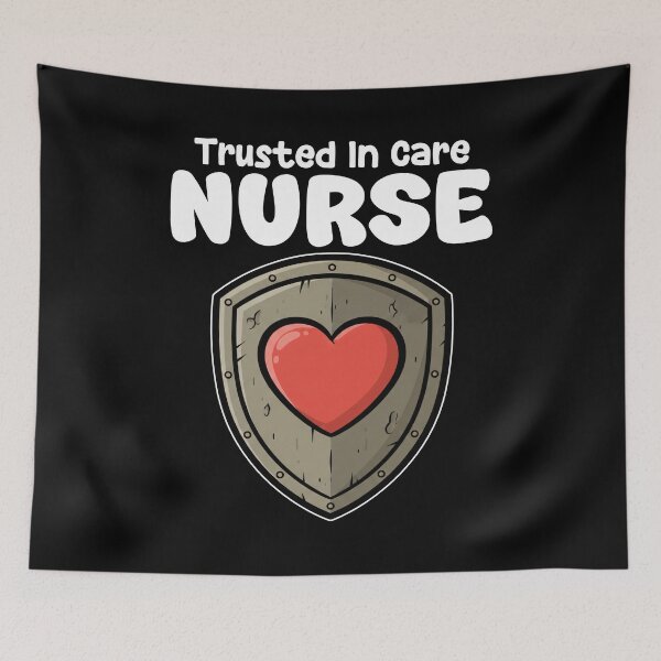 Item preview, NURSE - TRUSTED IN CARE designed and sold by KEF Custom.