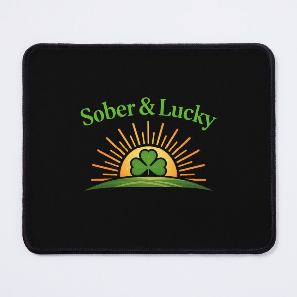 Item preview, Sober & Lucky – Clear Mind, Irish Heart designed and sold by PunchDrop.