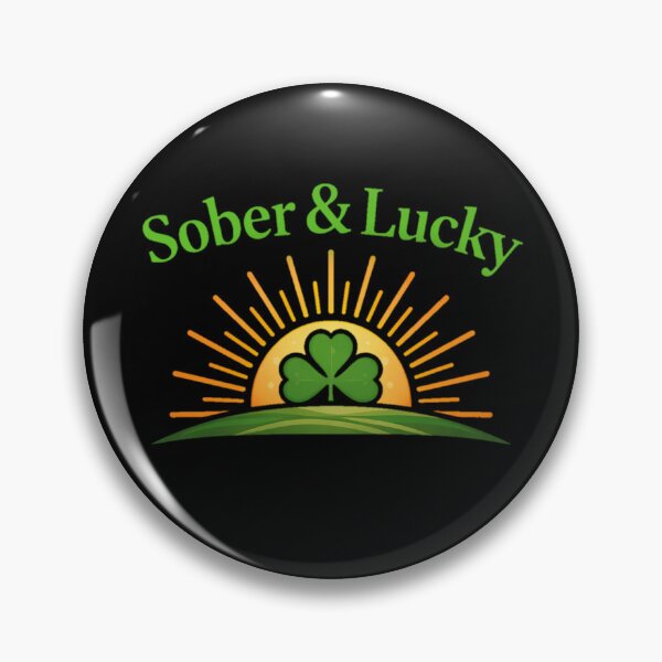 Item preview, Sober & Lucky – Clear Mind, Irish Heart designed and sold by PunchDrop.
