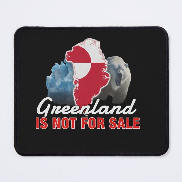 Item preview, Greenland Is Not For Sale T-Shirt – Polar Bear Arctic Ice Map Flag Protest Environmental Graphic Tee designed and sold by ZyxDes.