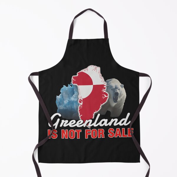 Item preview, Greenland Is Not For Sale T-Shirt – Polar Bear Arctic Ice Map Flag Protest Environmental Graphic Tee designed and sold by ZyxDes.