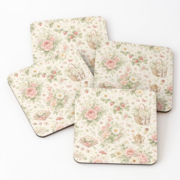 Item preview, cottagecore floral pattern designed and sold by Pletho Design Forge.