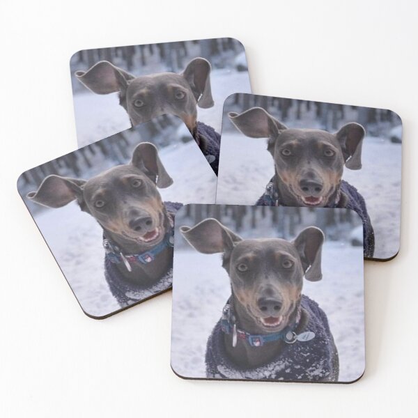 Item preview, Dachshund Abi #2 Snowing smile designed and sold by Abi & Emi Core.