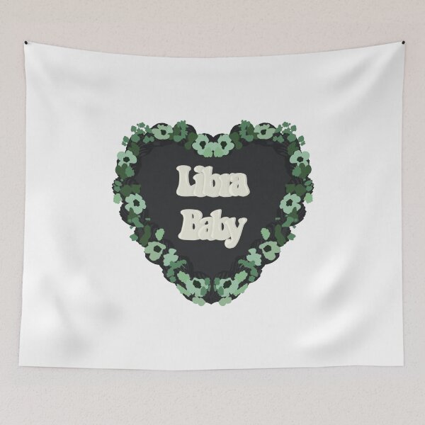 Item preview, Libra Baby Star Sign Love Heart Birthday Cake designed and sold by FreeOrca.