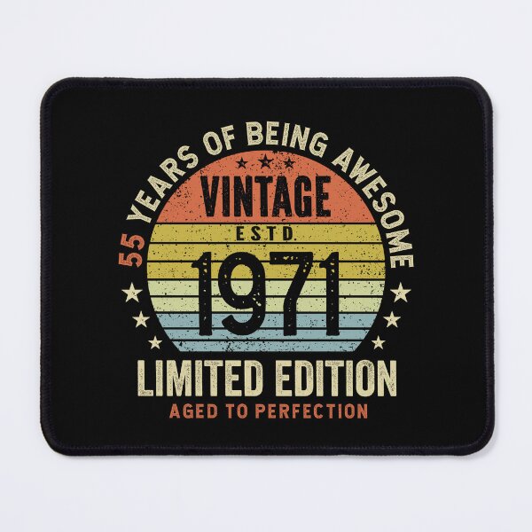 Item preview, 55th Birthday Vintage 1971 Sunset Awesome 55 Years designed and sold by eclecTEEq.