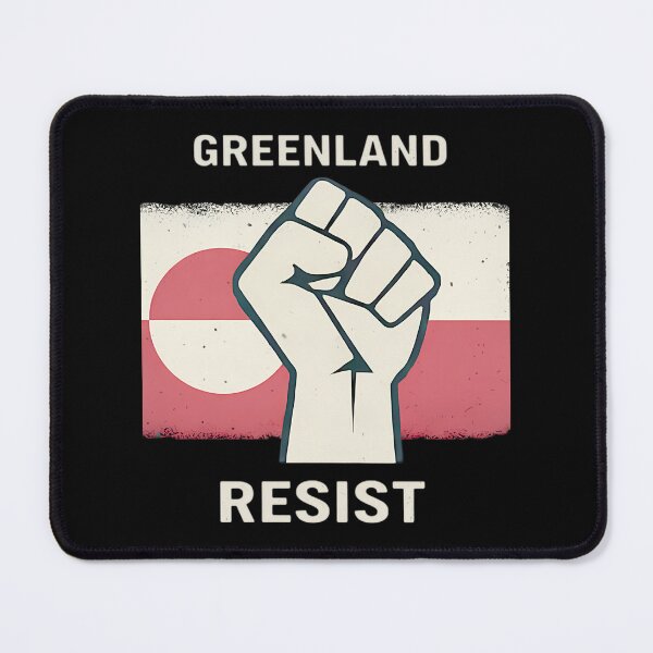 Item preview, Greenland Resist Fist Flag designed and sold by SullivanxjOStud.