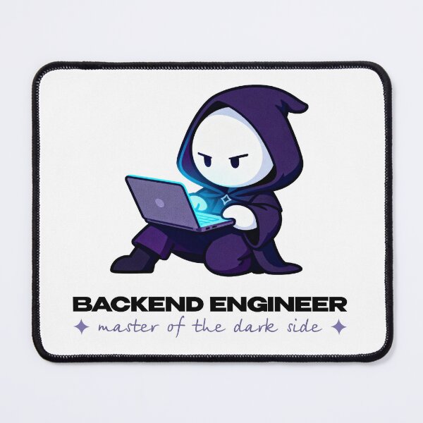 Item preview, Master of the Dark Side Coder | Cute Hacker Illustration designed and sold by Mammoths.