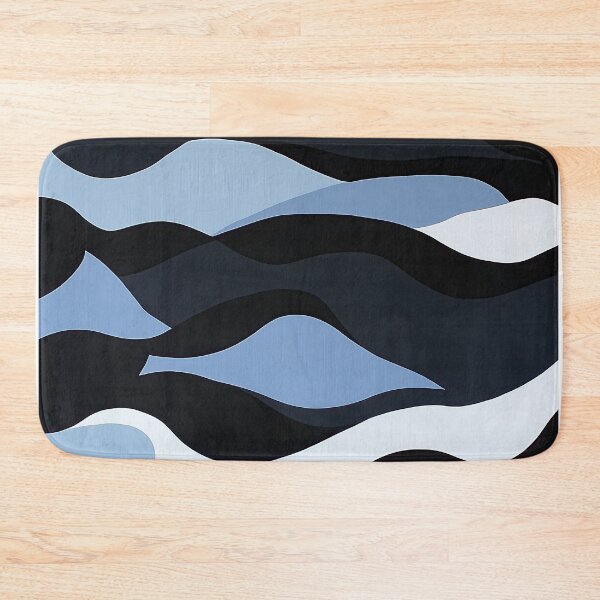 Item preview, Layered Waves in Midnight Blue designed and sold by RobotKiller128.