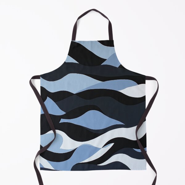 Item preview, Layered Waves in Midnight Blue designed and sold by RobotKiller128.