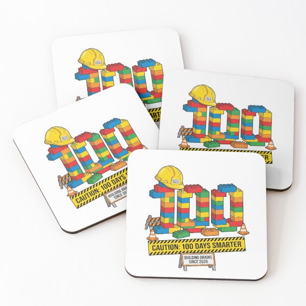 Item preview, 100 Days of School Construction Building Blocks Smarter designed and sold by Chejen Charity.
