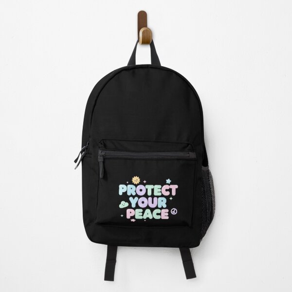 Item preview, Protect Your Peace Funny Iridescent Y2K Pastel Aesthetic Art designed and sold by medoutfits.