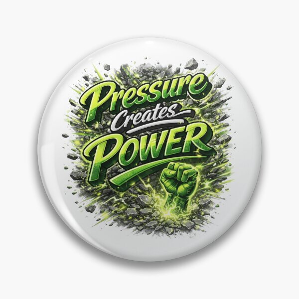 Item preview, Pressure Creates Power Motivational Quote Design designed and sold by Combat Skies.