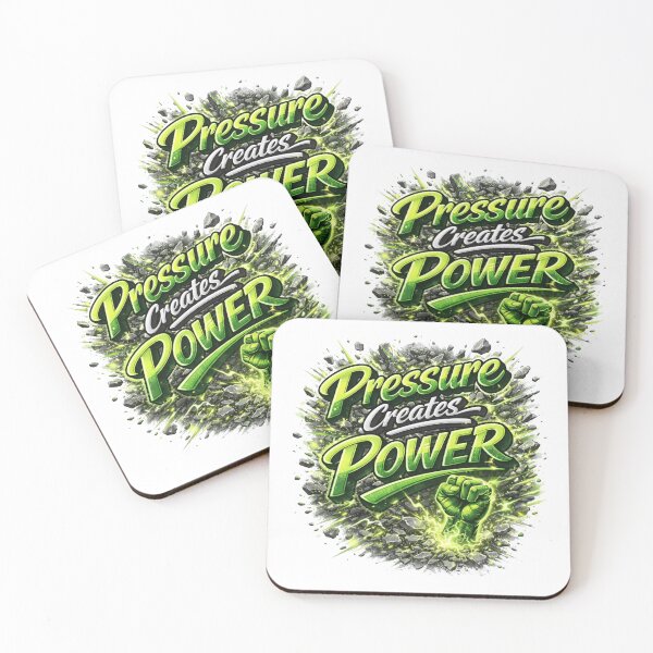 Item preview, Pressure Creates Power Motivational Quote Design designed and sold by Combat Skies.