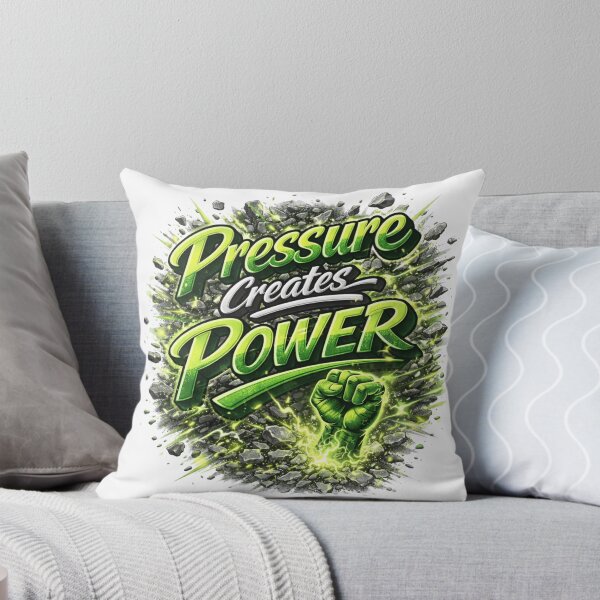 Item preview, Pressure Creates Power Motivational Quote Design designed and sold by Combat Skies.