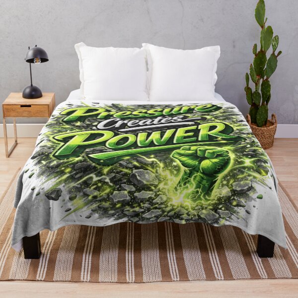 Item preview, Pressure Creates Power Motivational Quote Design designed and sold by Combat Skies.