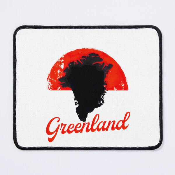 Item preview, Greenland You Wouldn'T Steal | Island Map Vintage Art designed and sold by SullivanxjOStud.